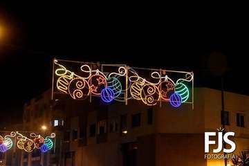 Telde se pone en modo navideño con el encendido de sus luces/Francisco Javier Santana.